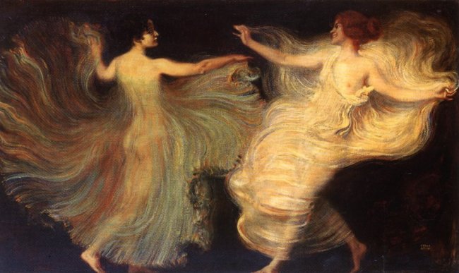 Dancers (1896) – Franz Stuck Tablo