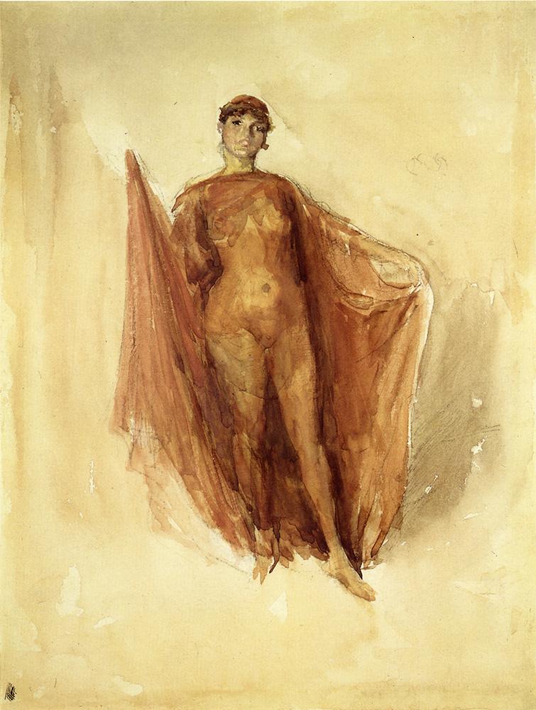 Dancing Girl (1885) - James McNeill Whistler Tablo
