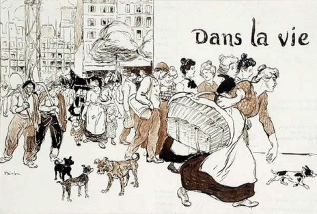 Dans La Vie (1901) – Théophile Steinlen Tablo