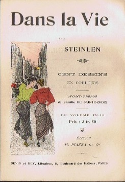 Dans La Vie prospectus (1901) – Théophile Steinlen Tablo