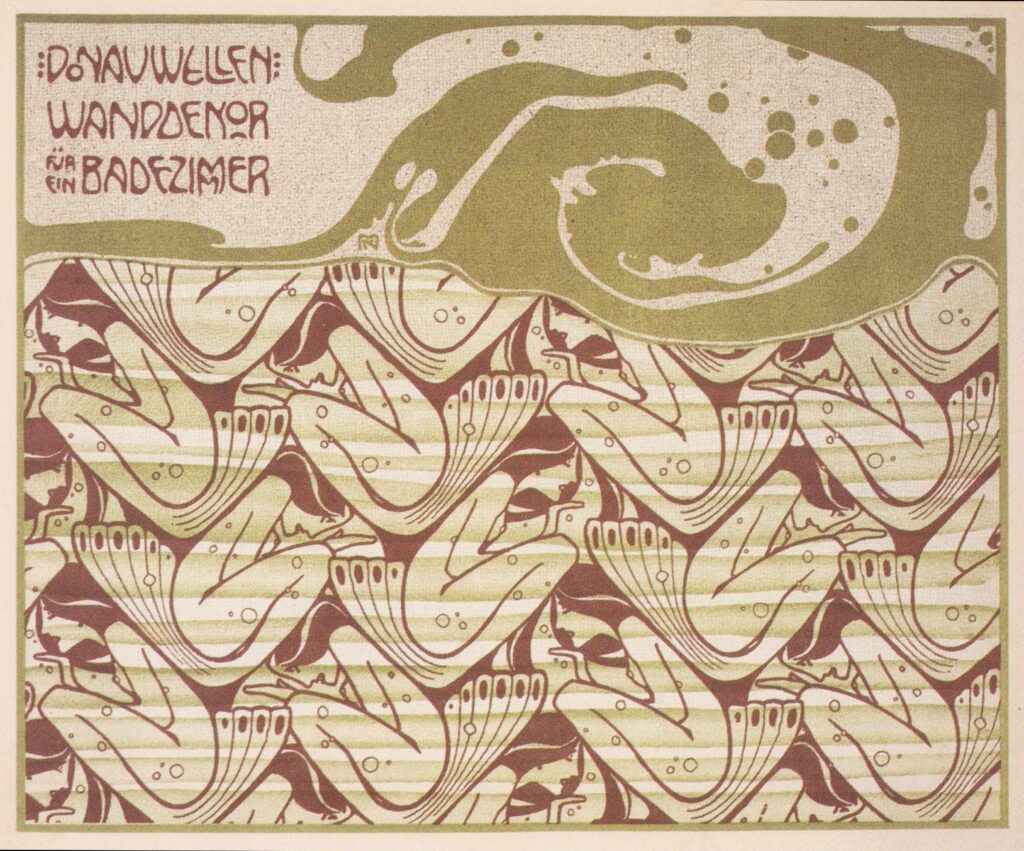 Danube waves (1901) – Koloman Moser Tablo