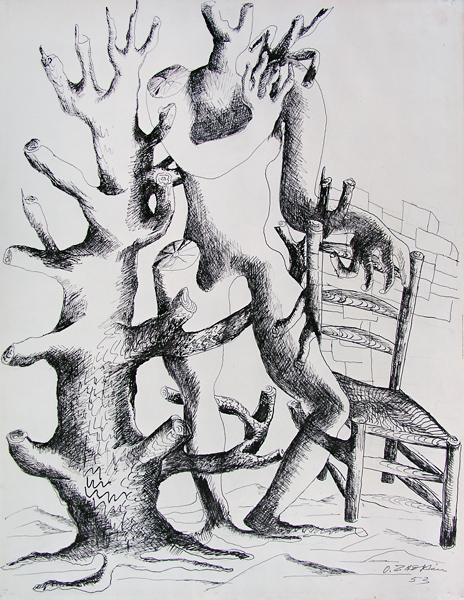 Daphne (1953) - Ossip Zadkine Tablo