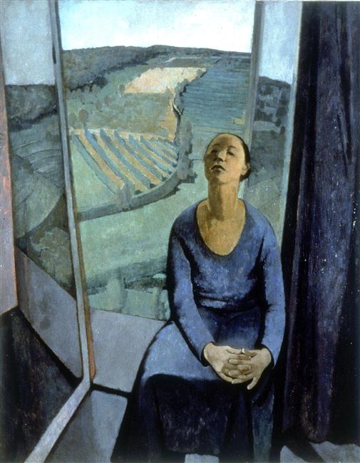 Daphne at Paravola (1934) – Felice Casorati Tablo