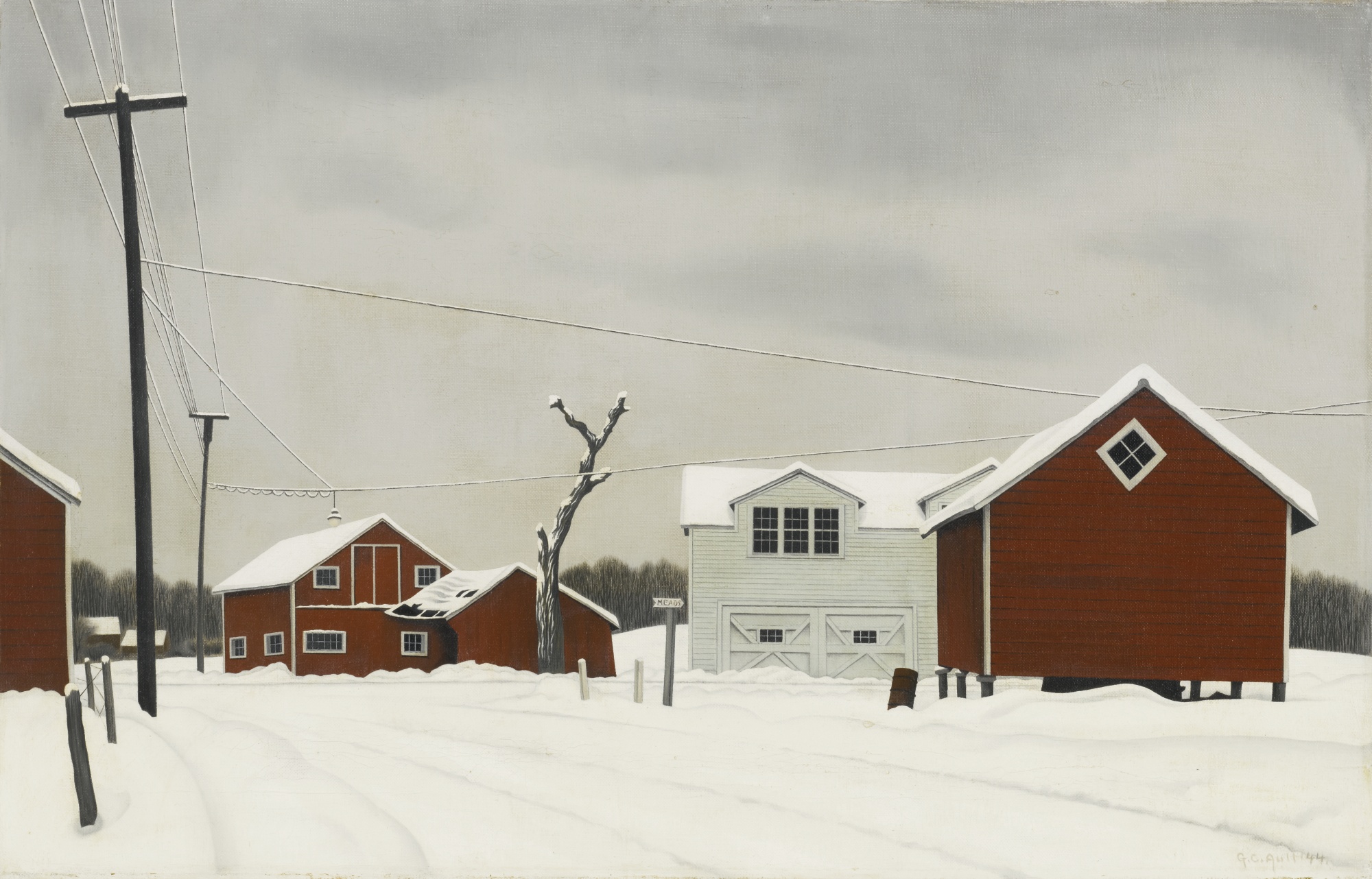 Daylight at Russell’s Corners - George Ault Tablo