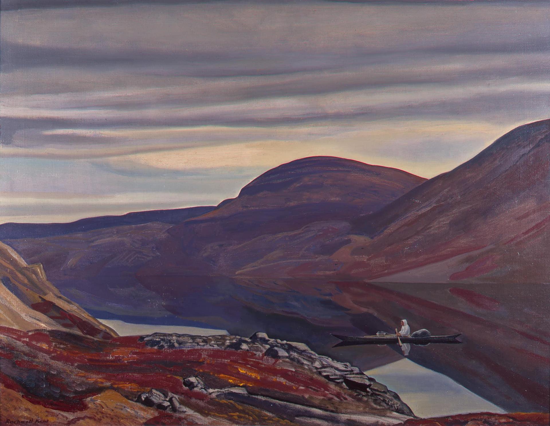 Dead Calm North Greenland (1932) - Rockwell Kent Tablo