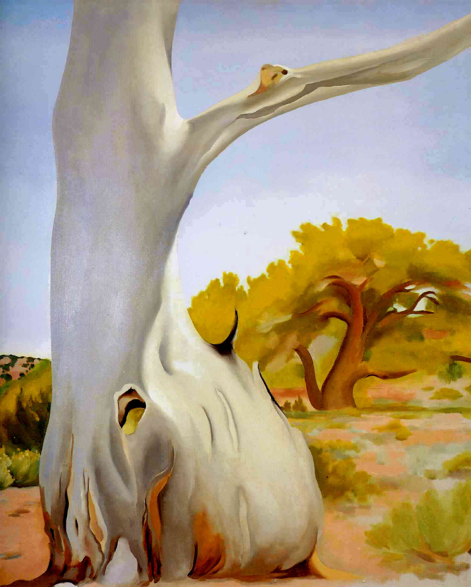 Dead Cottonwood Tree (1943) - Georgia O'Keeffe Tablo