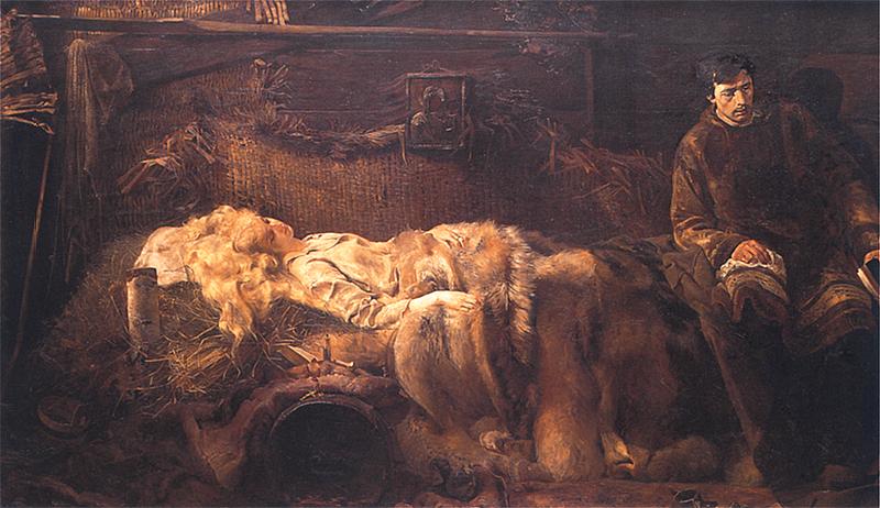 Death of Ellenai (1883) - Jacek Malczewski Tablo