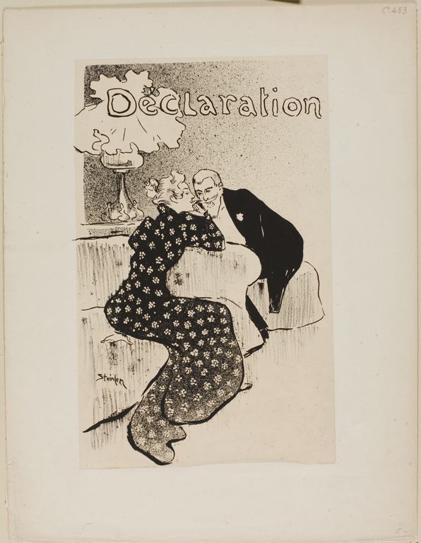 Declaration (1894) – Théophile Steinlen Tablo