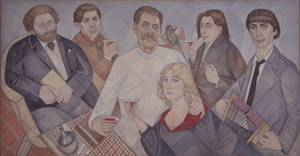 Dedicated to friends of Montparnasse - Marevna (Marie Vorobieff) Tablo