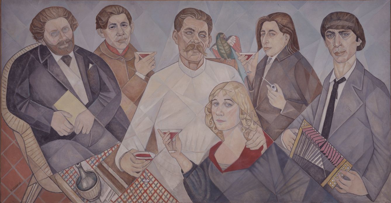 Dedicated to friends of Montparnasse - Marevna (Marie Vorobieff) Tablo