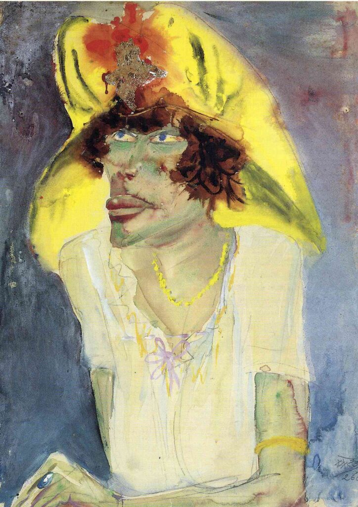 Dedicated to the Dramatist Frank Wedekind - Otto Dix Tablo
