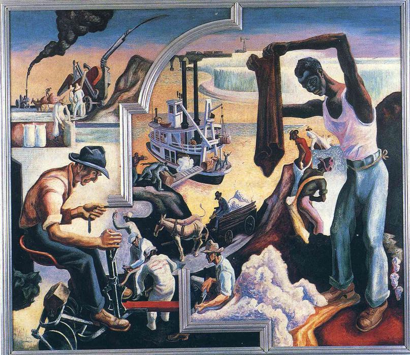 Deep South (1931) - Thomas Hart Benton Tablo