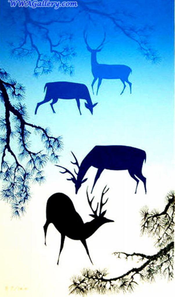 Deer – Eyvind Earle Tablo