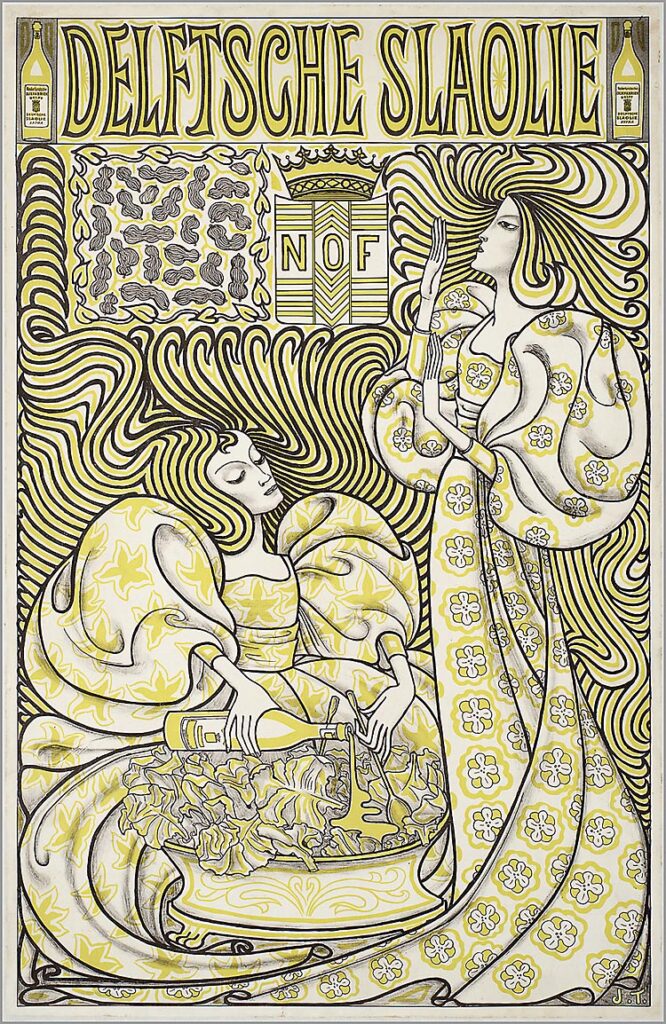 Delft Salad Oil (1893) - Jan Toorop Tablo