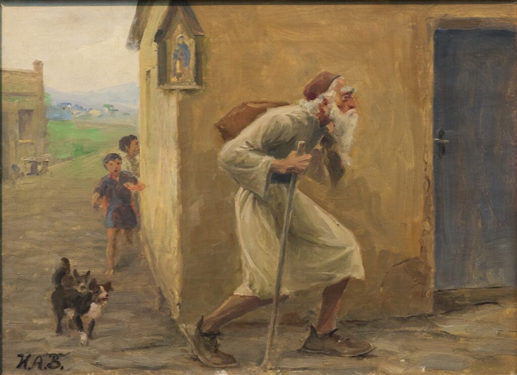 Den Vandrende Jøde (Den Evige Jøde) (1889) - Hans Andersen Brendekilde Tablo