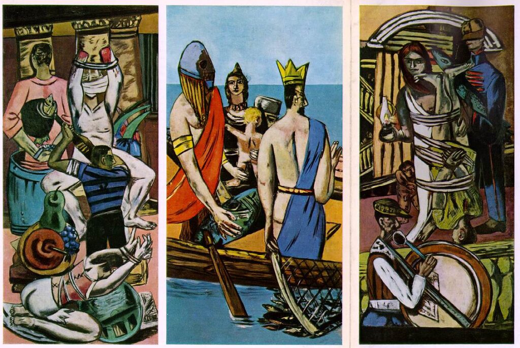 Departure (1932) - Max Beckmann Tablo