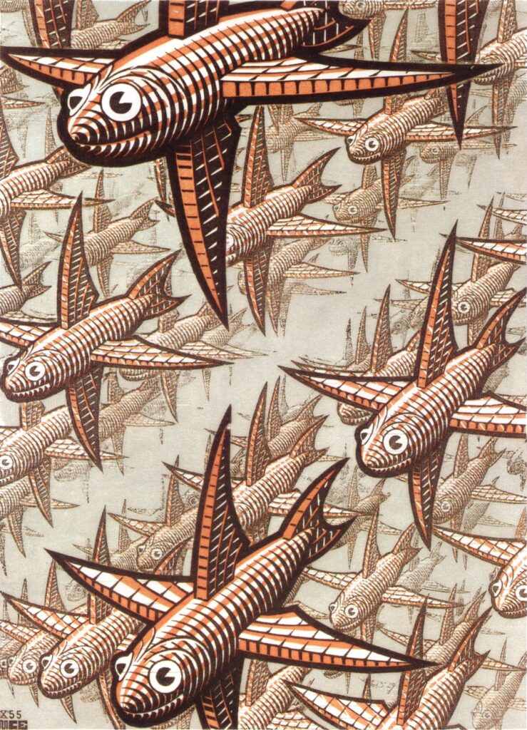 Depth (1955) - M. C. Escher Tablo