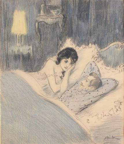 Dernier Cri Original drawing – Théophile Steinlen Tablo