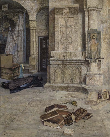 Desecrated Shrine (1895) – Vardges Sureniants Tablo