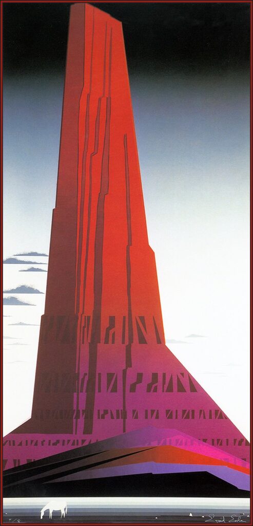 Desert Skyscraper – Eyvind Earle Tablo