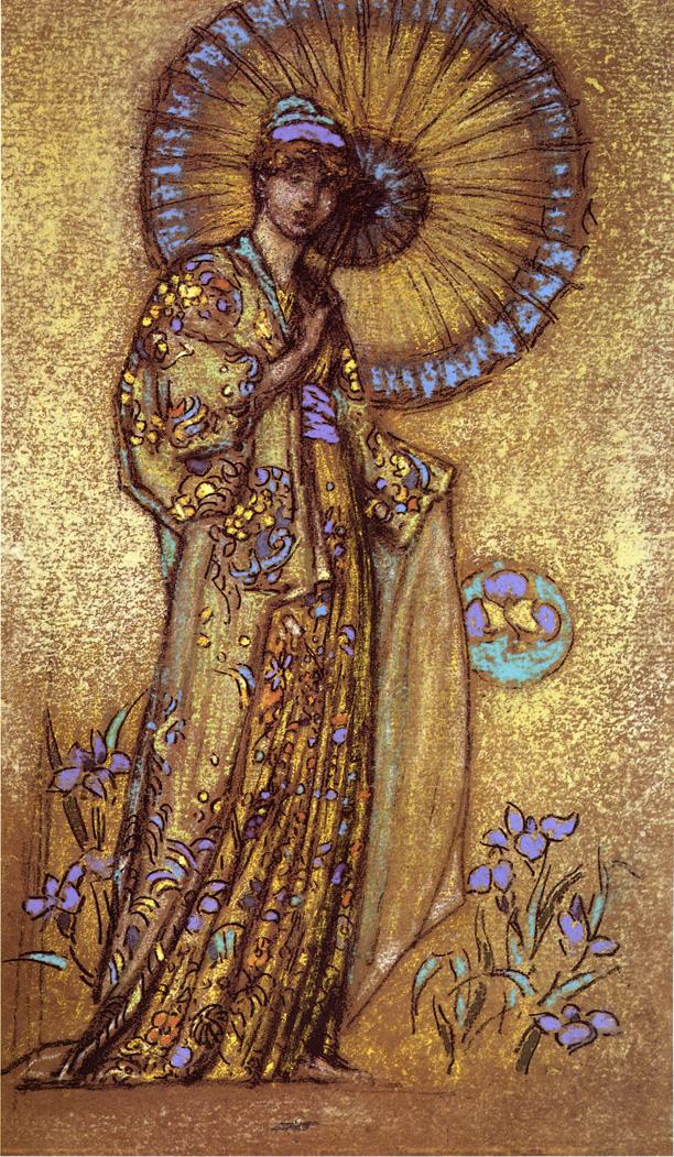 Design for a Mosaic (1888) - James McNeill Whistler Tablo
