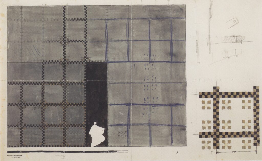 Design for a Stage Decoration (1901) - Koloman Moser Tablo