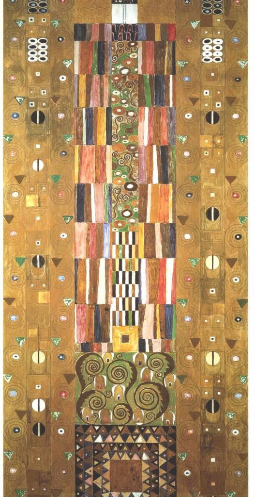 Design for the Stoclet Frieze. Knight (1905) - Gustav Klimt Tablo