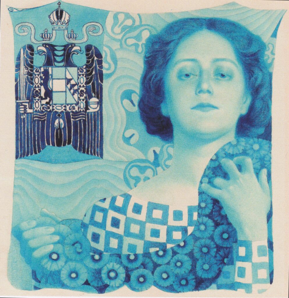 Design of 100 crowns bill (1910) - Koloman Moser Tablo