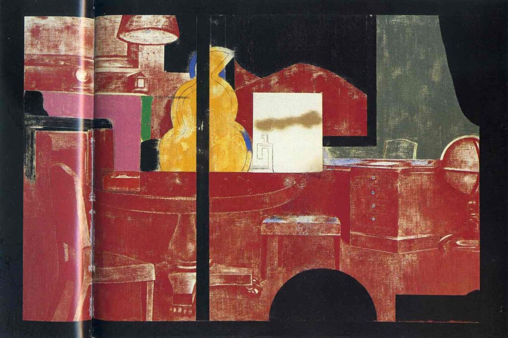 Desk Murder - R. B. Kitaj Tablo