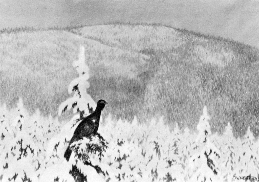 Det Sner Og Det Sner - Theodor Severin Kittelsen Tablo