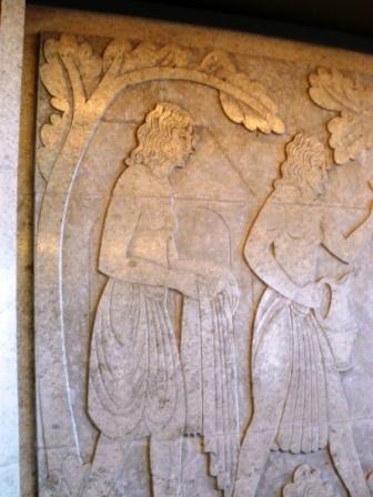 Detail from Relief in the Foyer of the Midland Hotel in Morecambe – Eric Gill Tablo