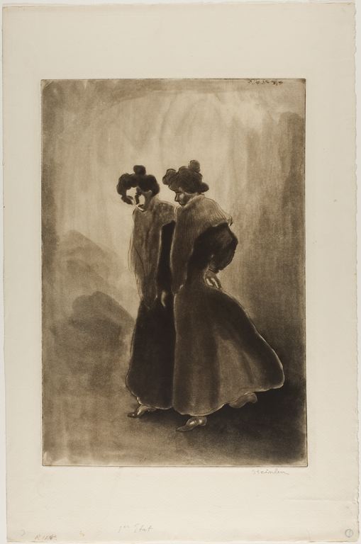 Deux Femmes (1902) – Théophile Steinlen Tablo