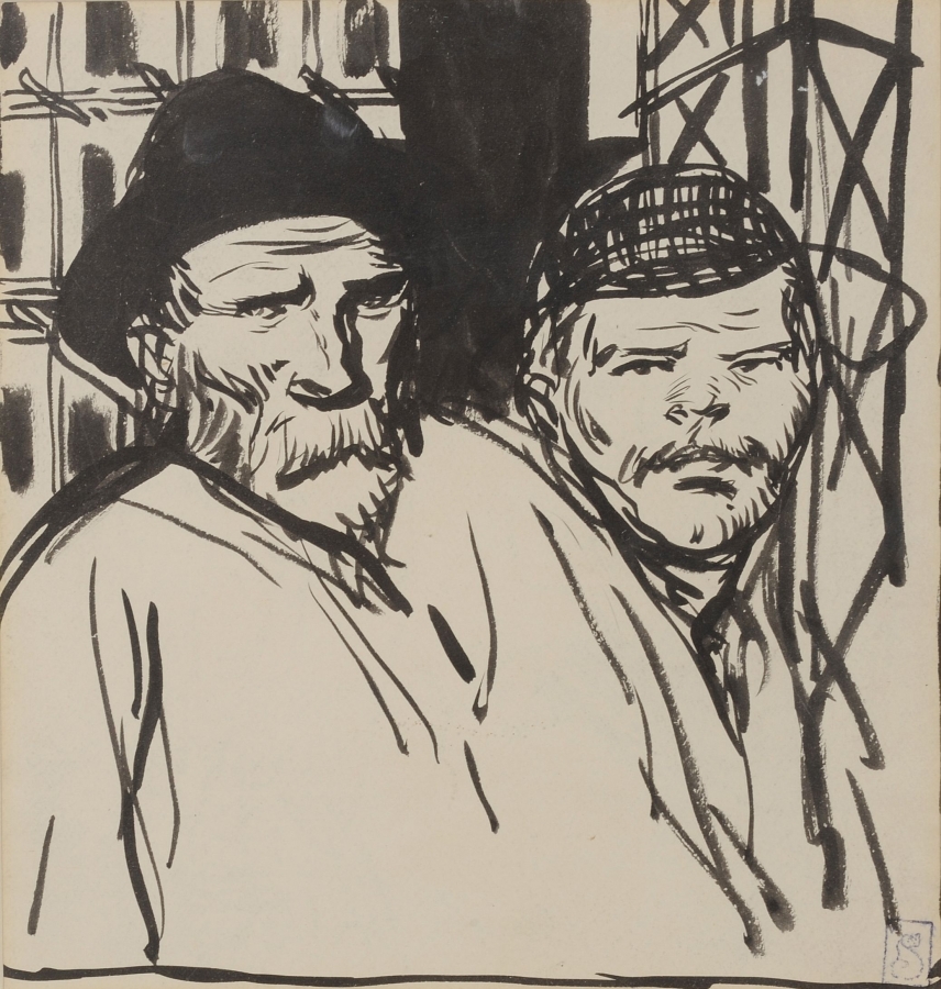 Deux Ouvriers – Théophile Steinlen Tablo