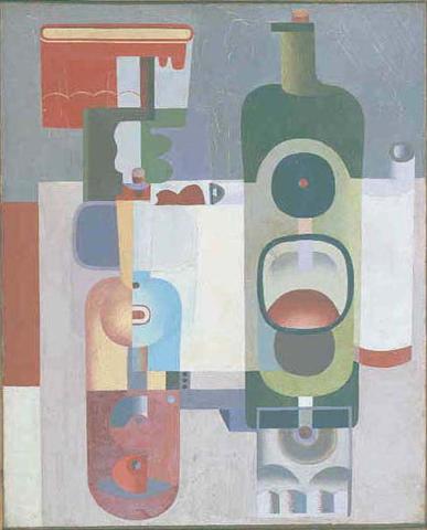 Deux bouteilles (1926) - Le Corbusier Tablo