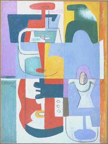 Deux bouteilles et le coquetier (1939) - Le Corbusier Tablo