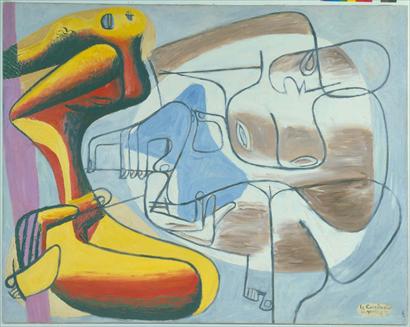 Deux figures (1947) - Le Corbusier Tablo