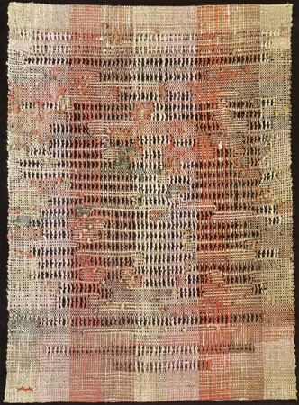 Development in Rose II (1952) – Anni Albers Tablo