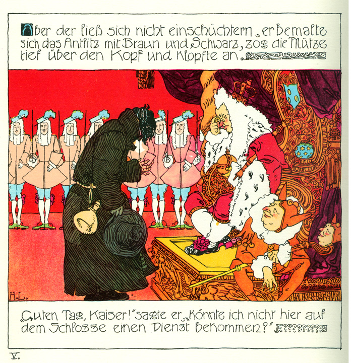 Die Prinzessin Und Der Schweinehirt 5 (1897) – Heinrich Lefler Tablo