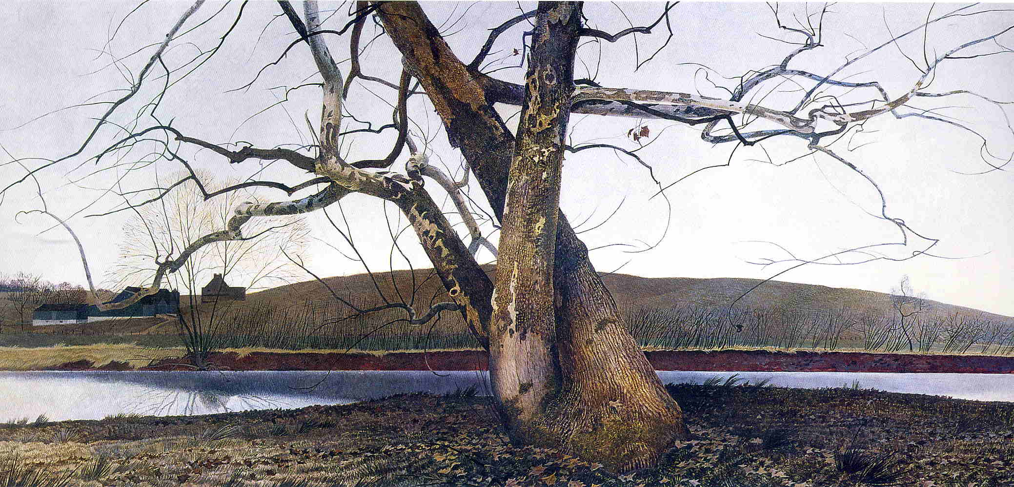 Dil Huey Farm - Andrew Wyeth Tablo