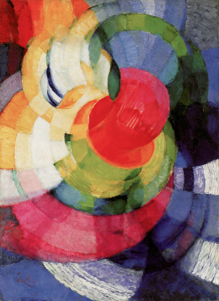 Disks of Newton, Study for Fugue in Two Colors (1911) - František Kupka Tablo