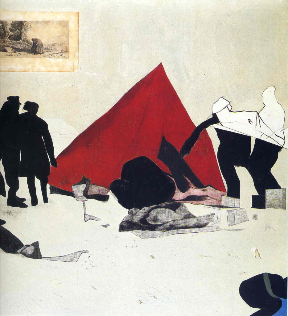 Dismantling the Red Tent - R. B. Kitaj Tablo