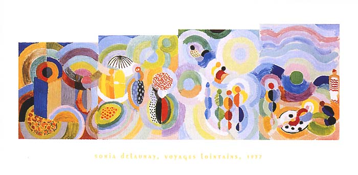 Distant Journeys – Sonia Delaunay Tablo