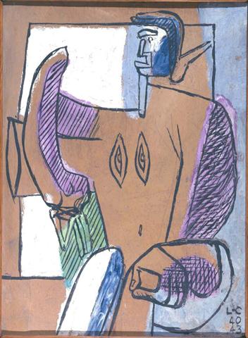 Divinité baroque (1943) - Le Corbusier Tablo