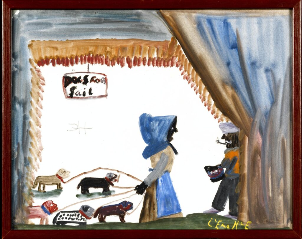 Dogs for Sail (1940) - Clementine Hunter Tablo