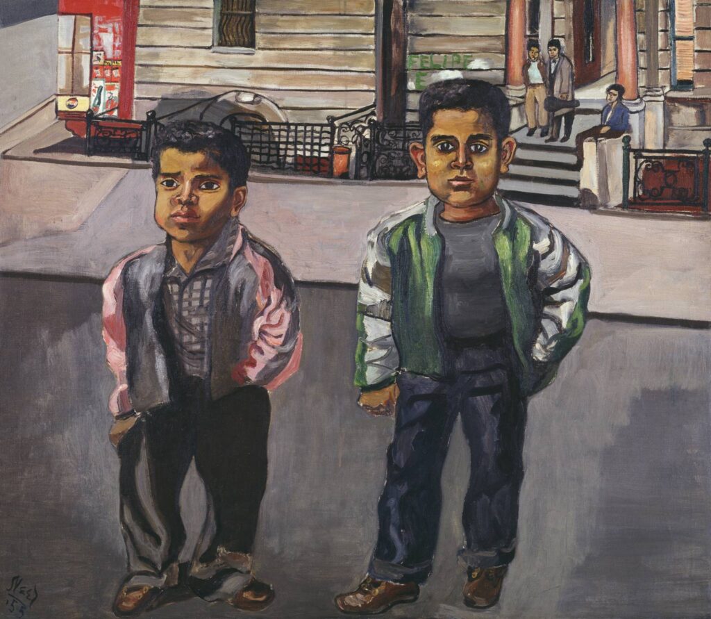 Dominican Boys on 108th Street (1955) - Alice Neel Tablo