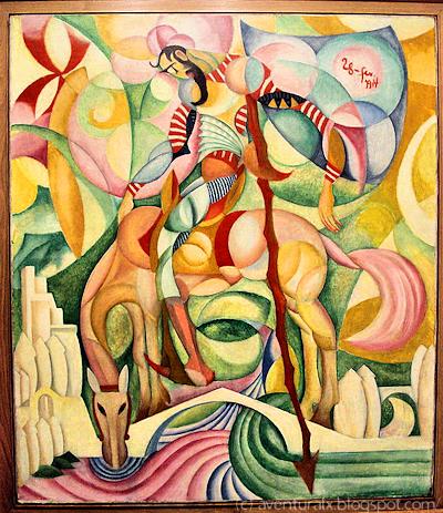 Don Quixote (1914) - Amadeo de Souza-Cardoso Tablo