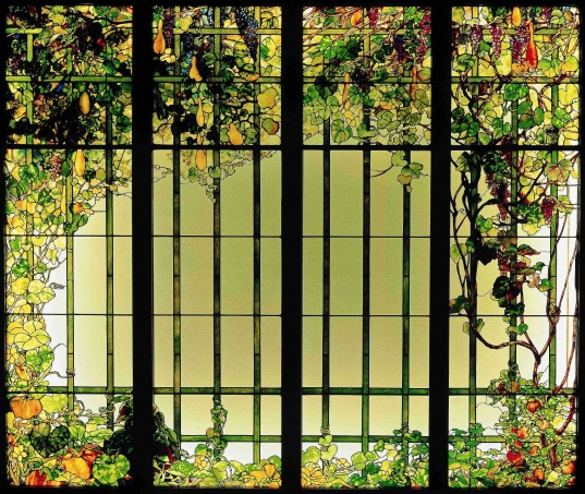 Door panels (1905) – Louis Comfort Tiffany Tablo
