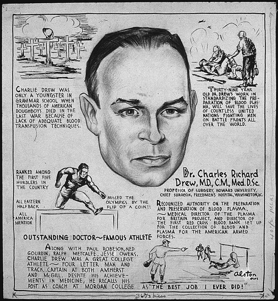 Dr. Charles Richard Drew Professor of Surgery (1943) – Charles Alston Tablo