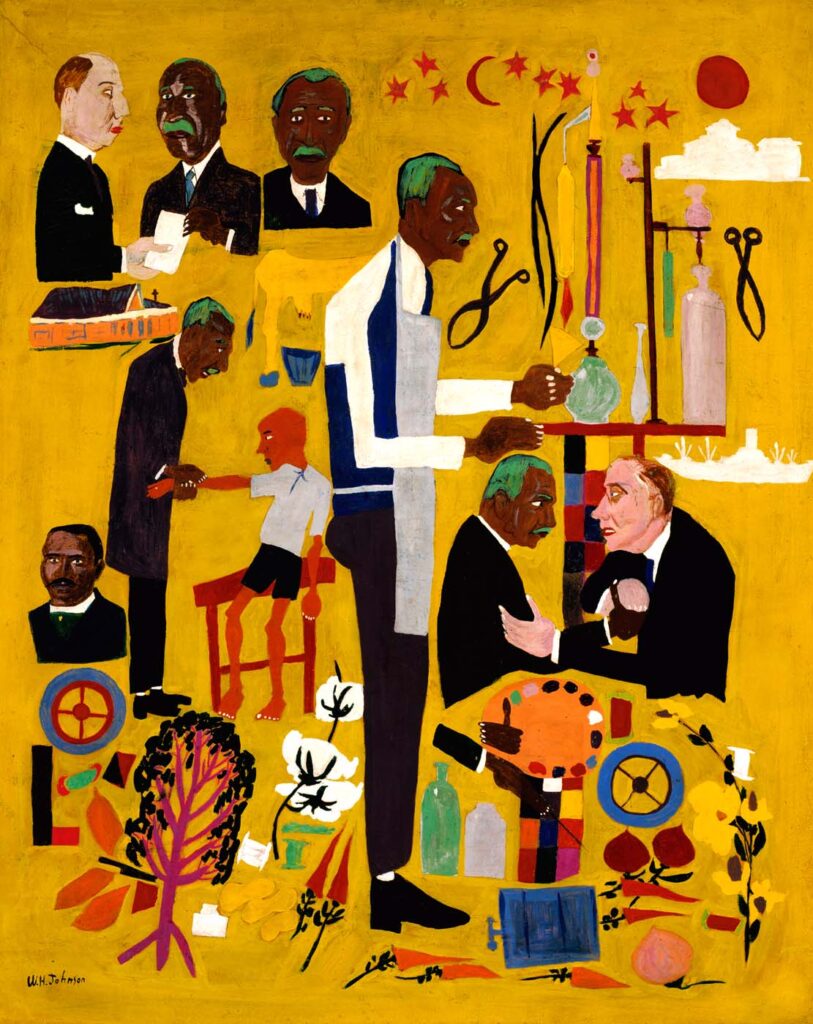 Dr. George Washington Carver (1945) - William H. Johnson Tablo
