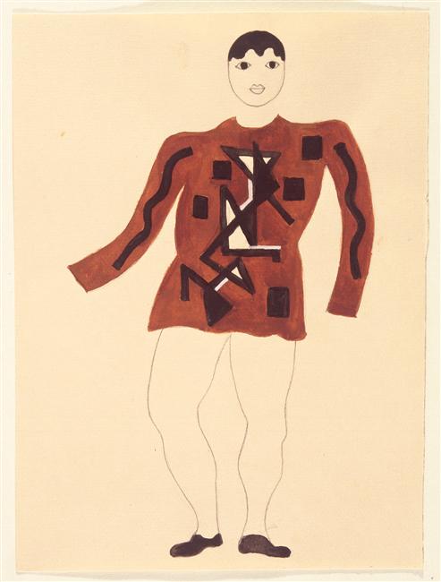 Draft costume (Front) (1929) - Fernand Léger Tablo